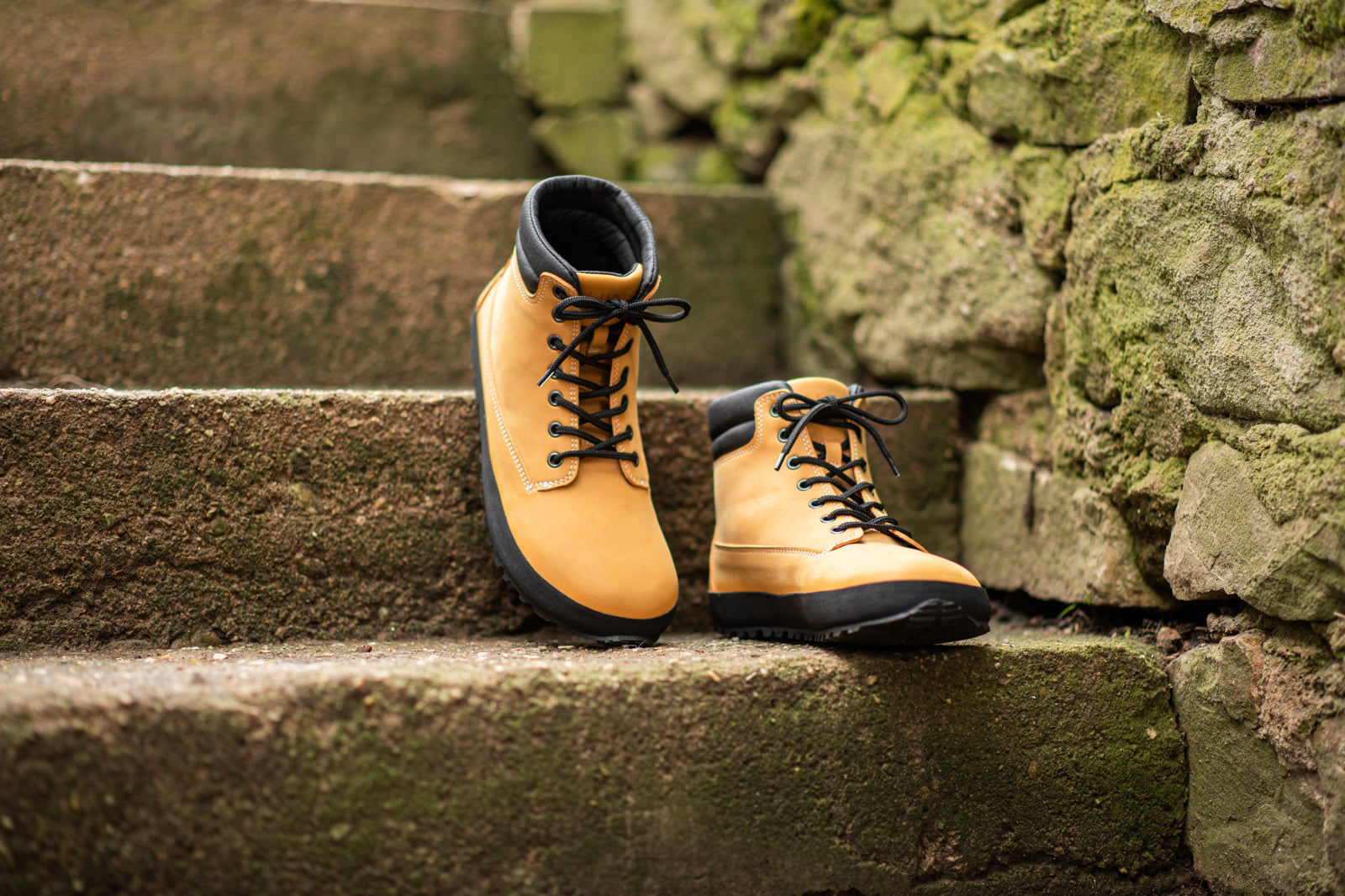 barefoot shoes Shuma Nature mustard nubuck