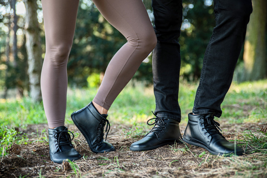 Sundara Ankle Barefoot Boots - Black