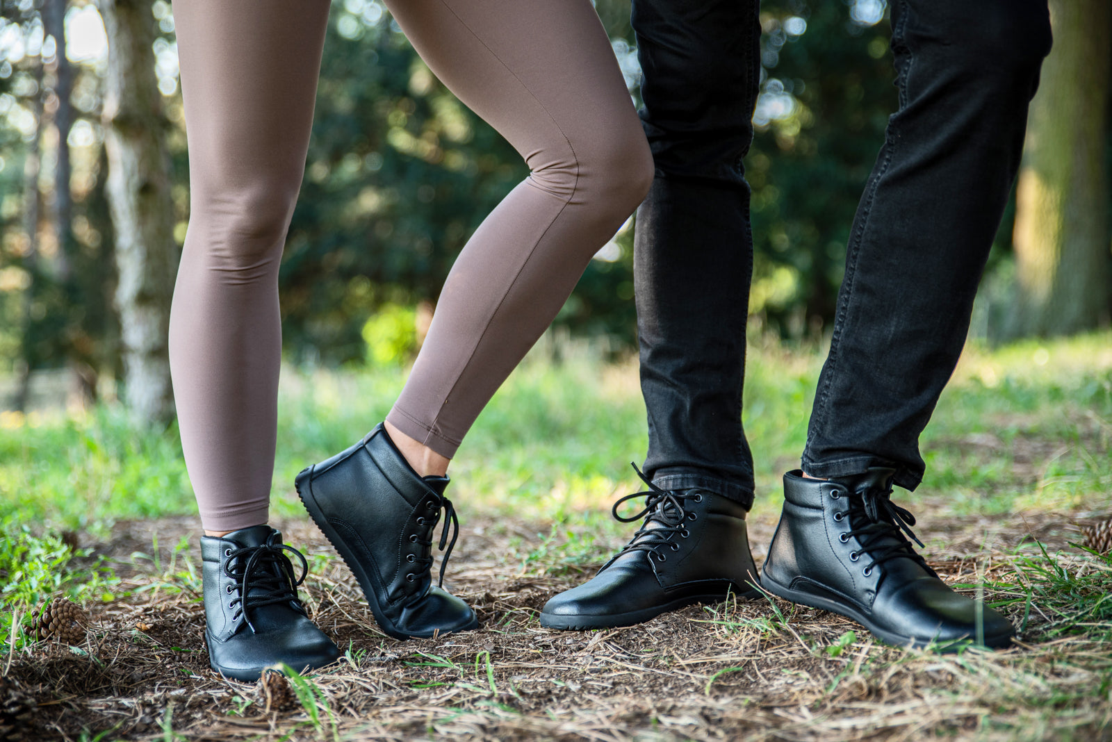 Sundara Ankle Barefoot Boots - Black
