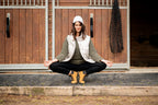 winter barefoot boots Shuma Winter mustard nubuck