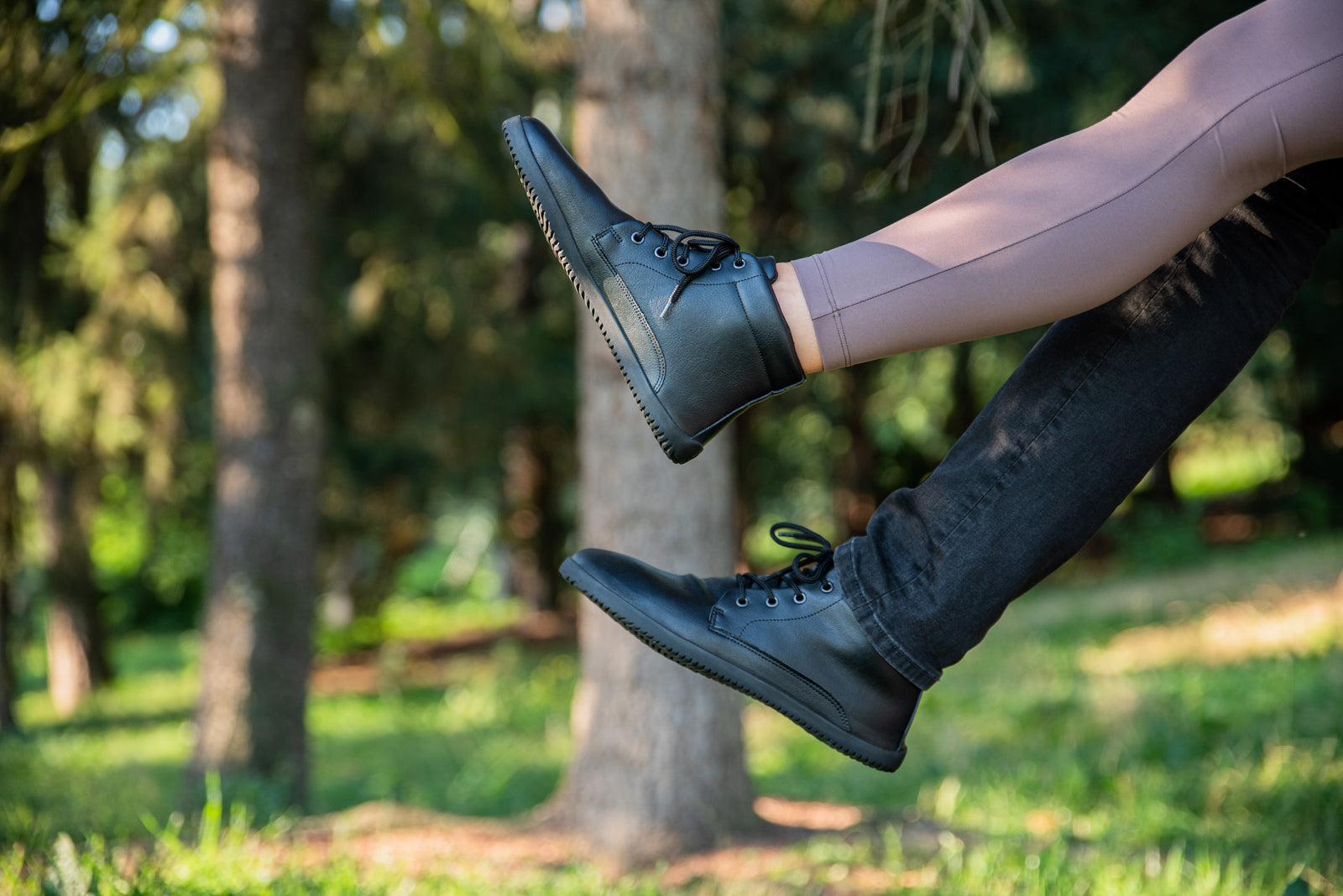 Sundara Ankle Barefoot Ankle Boots - Black