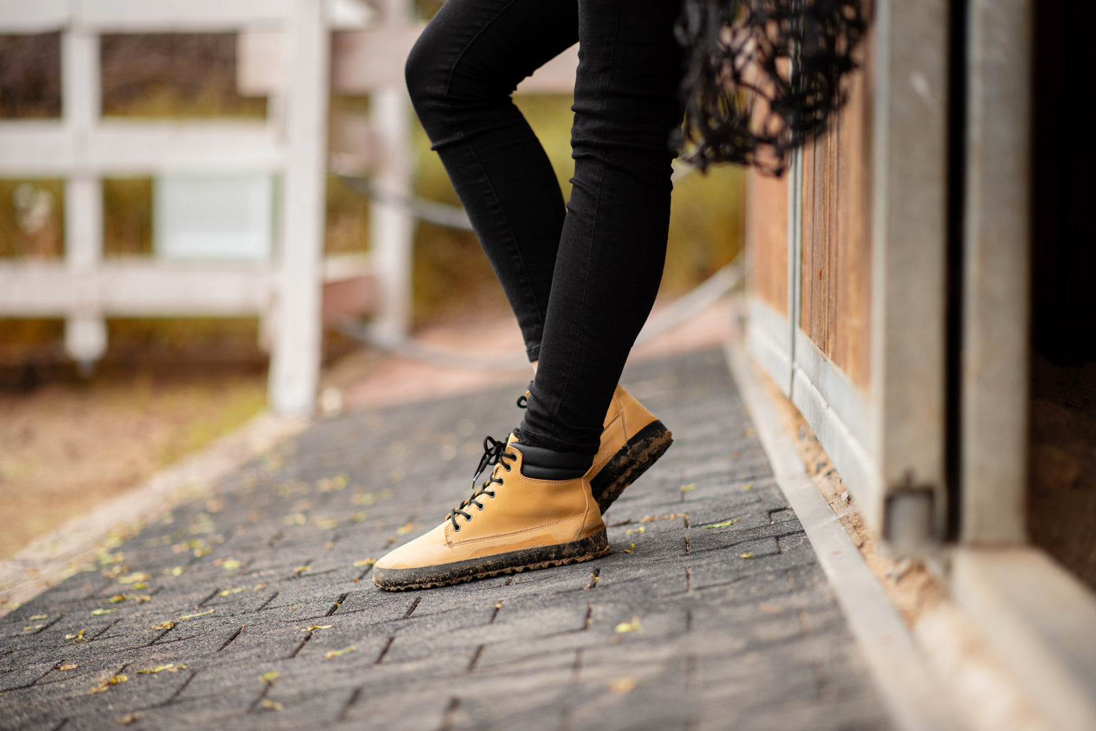 winter barefoot boots Shuma Winter mustard nubuck