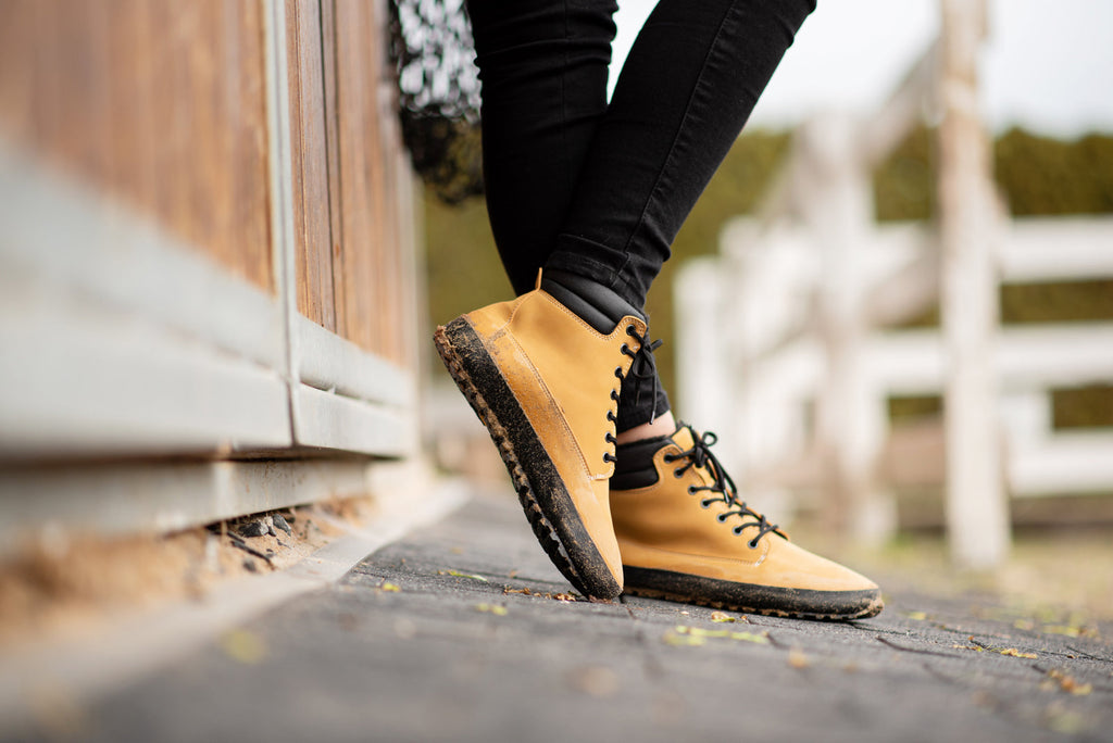 Comfort winter boots Shuma Winter mustard nubuck