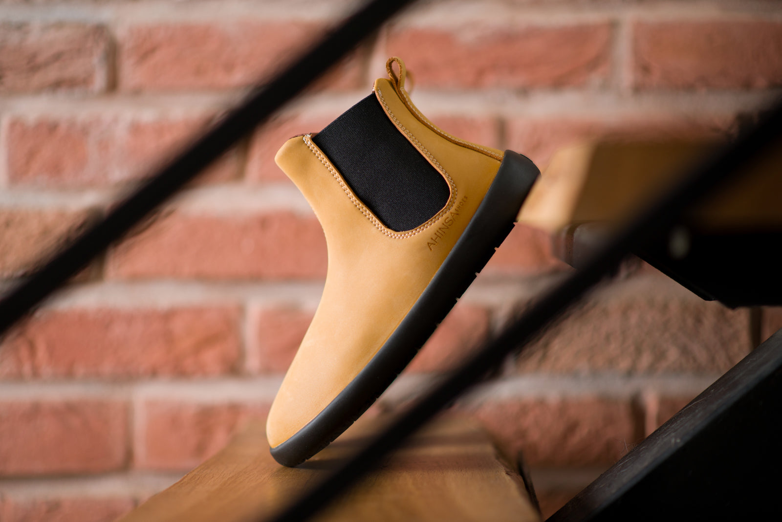 Comfort shoes Chelsea 2.0 mustard nubuck