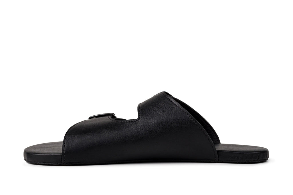 Comfort slip-on sandals black