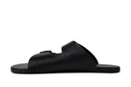 Comfort slip-on sandals black