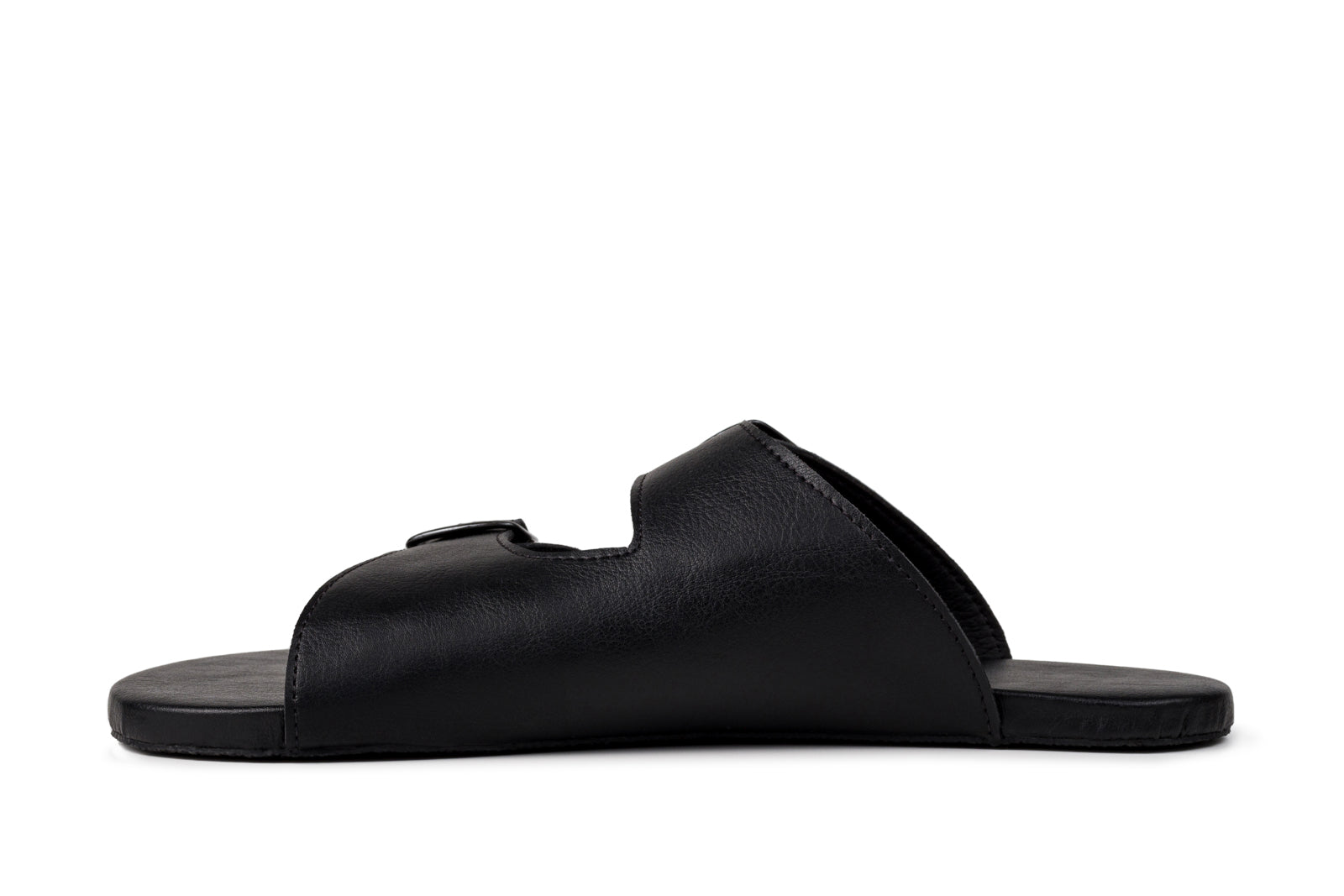 Comfort slip-on sandals black