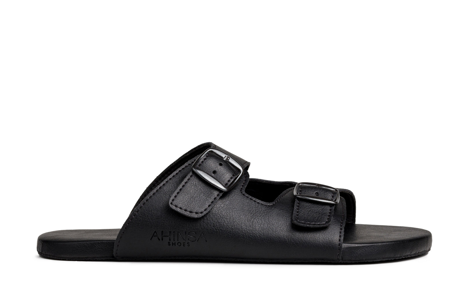 Comfort slip-on sandals black