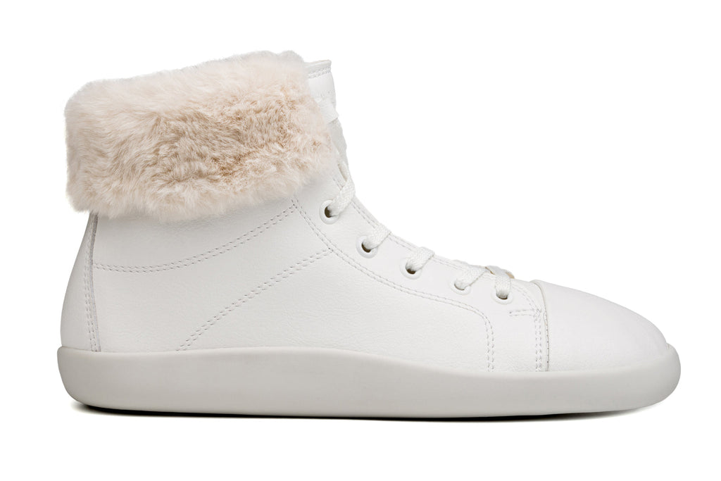 Tara Winter Barefoot Sneakers – White