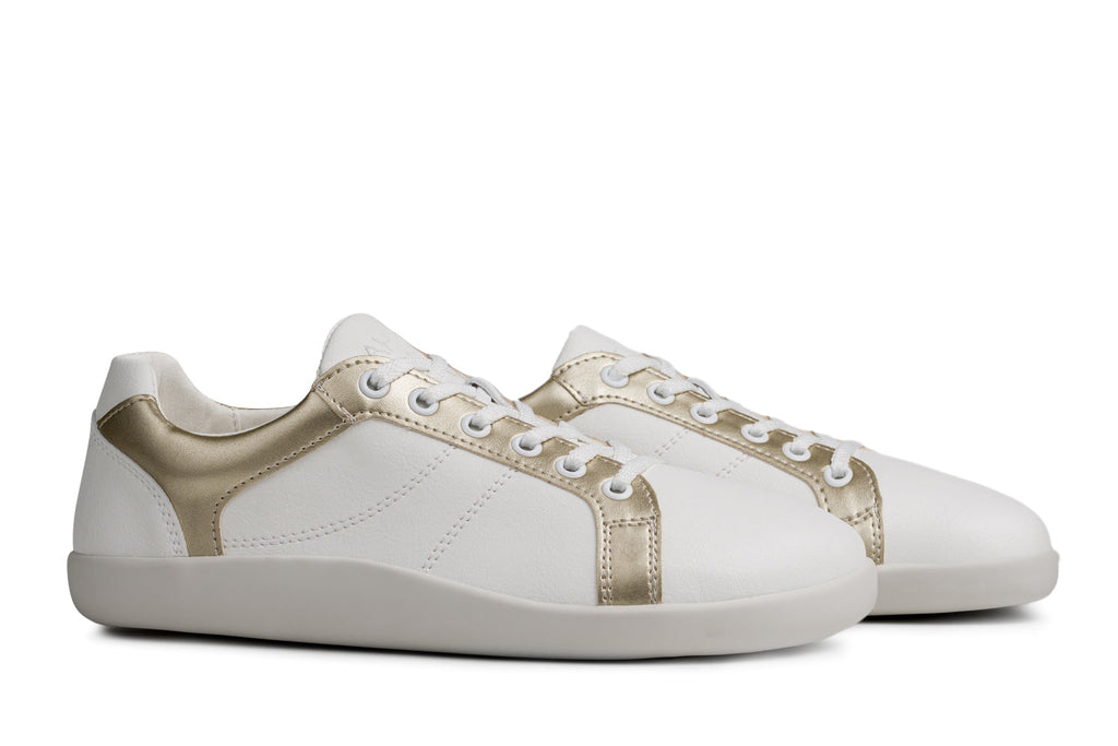 Pura Play barefoot Sneakers Gold Trim
