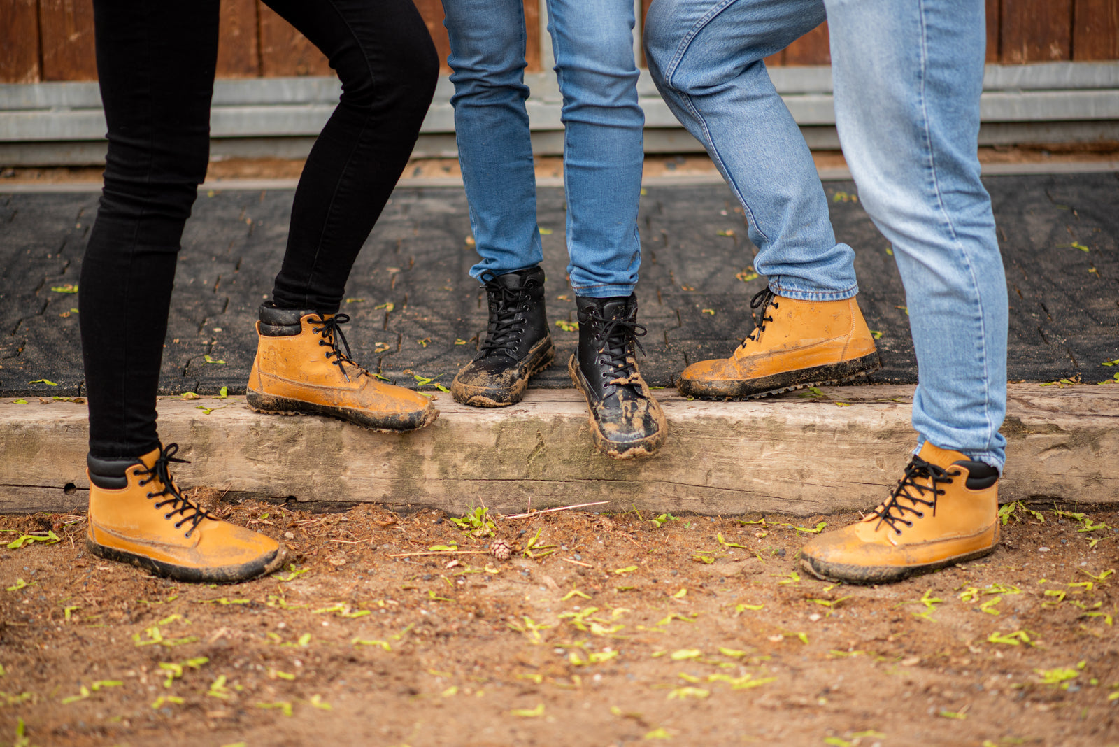 winter barefoot boots Shuma Winter mustard nubuck