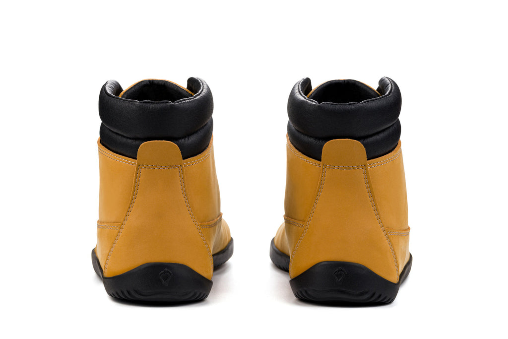 Shuma City Barefoot Boots – Mustard