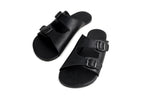 barefoot slip-on sandals black