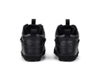 Hiker black barefoot ankle trekking boots