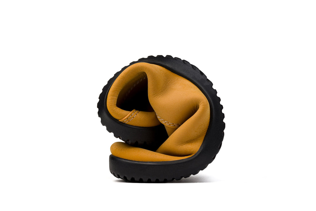Shuma City Barefoot Boots – Mustard