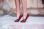 Ananda Narrow Barefoot Dress shoes - Burgundy