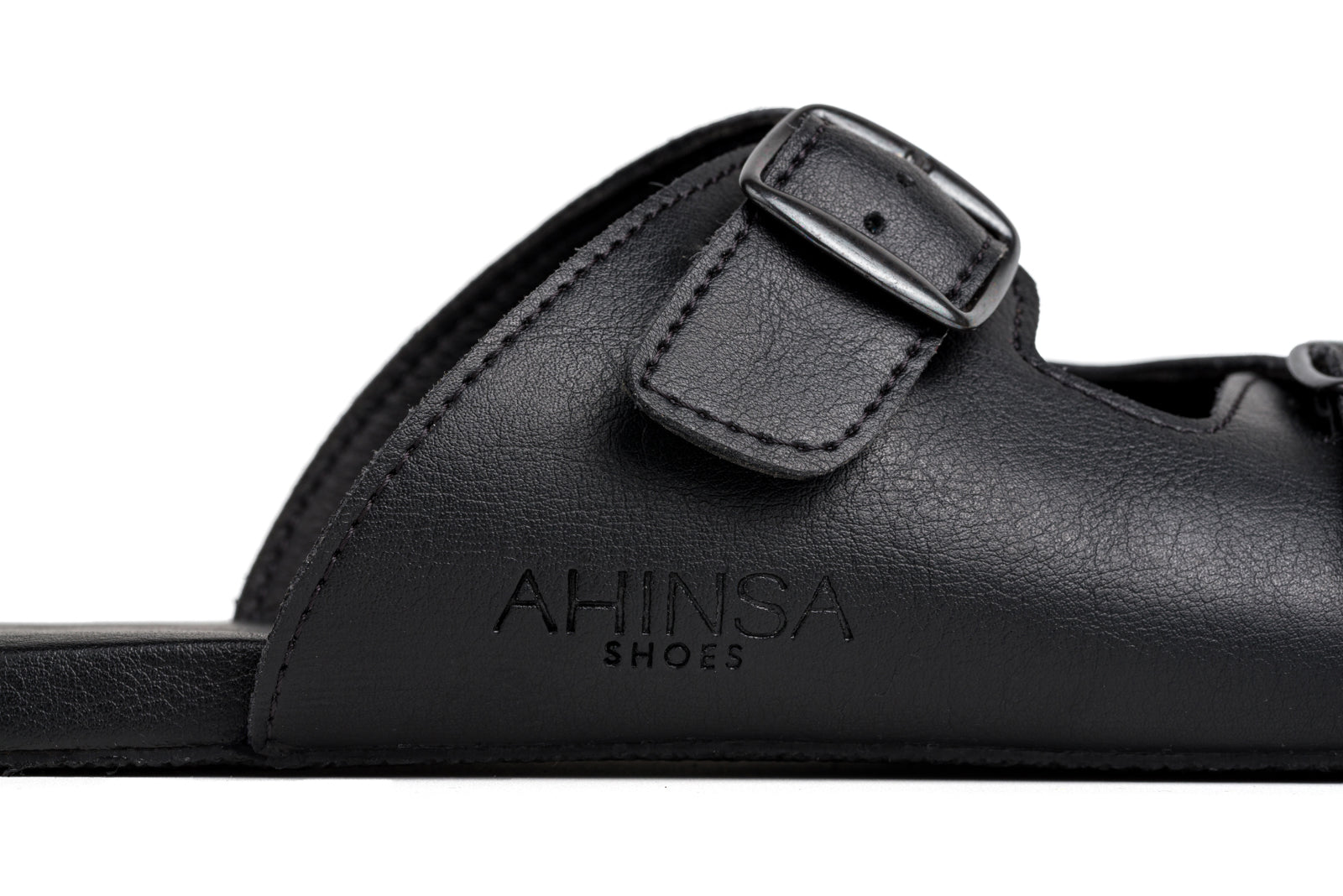 Comfort slip-on sandals black