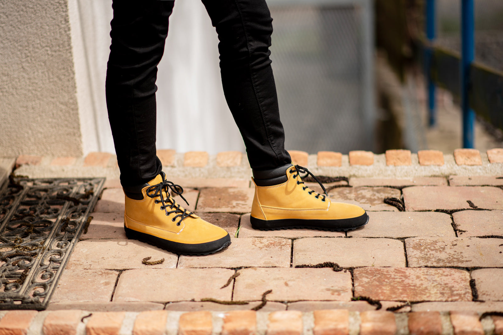 barefoot shoes Shuma Nature mustard nubuck