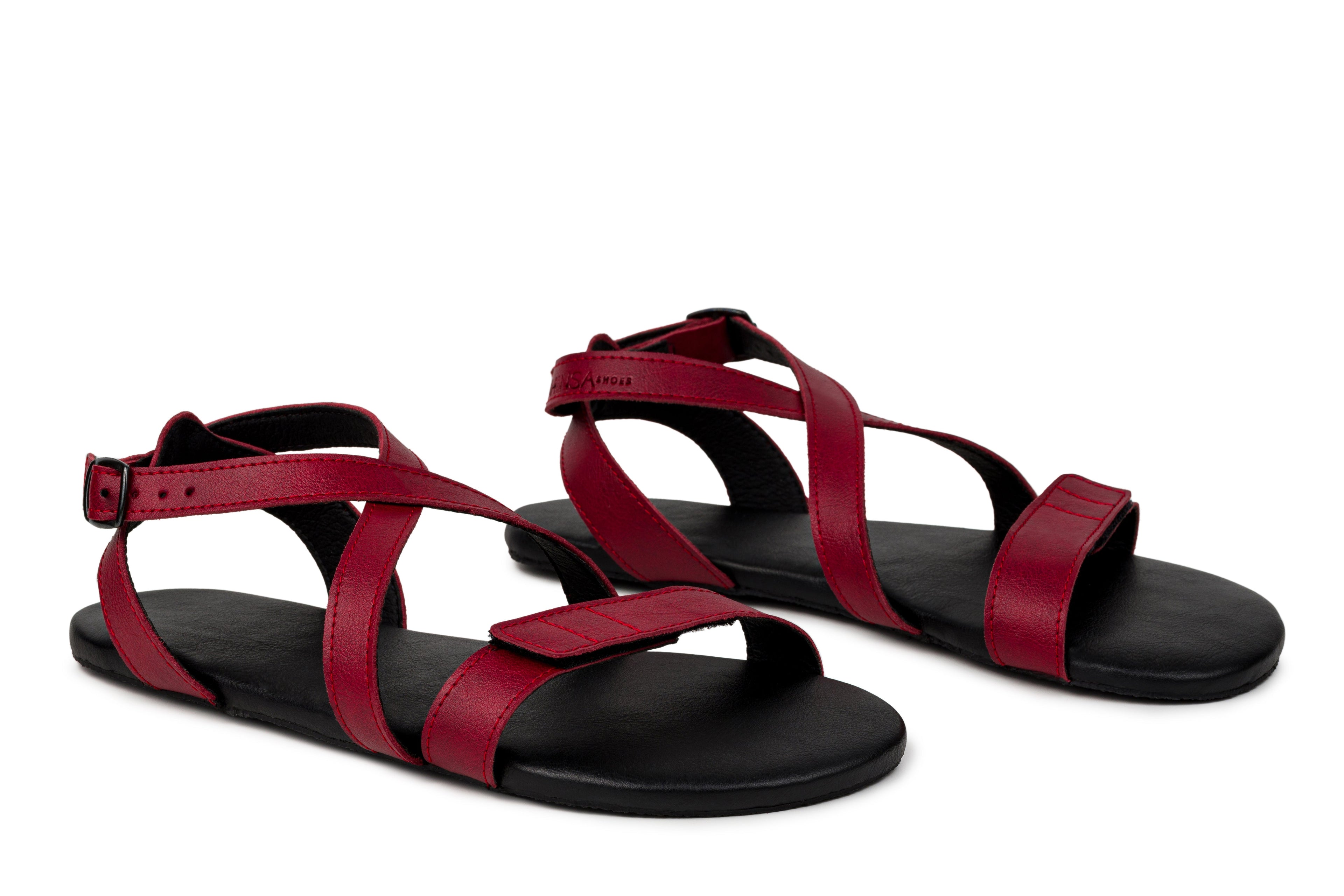 Hava barefoot burgundy sandals