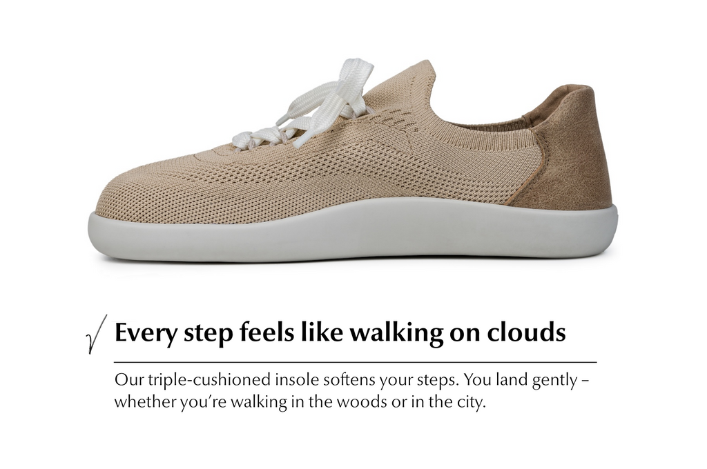 Comfort Knit Sneakers Softy Beige