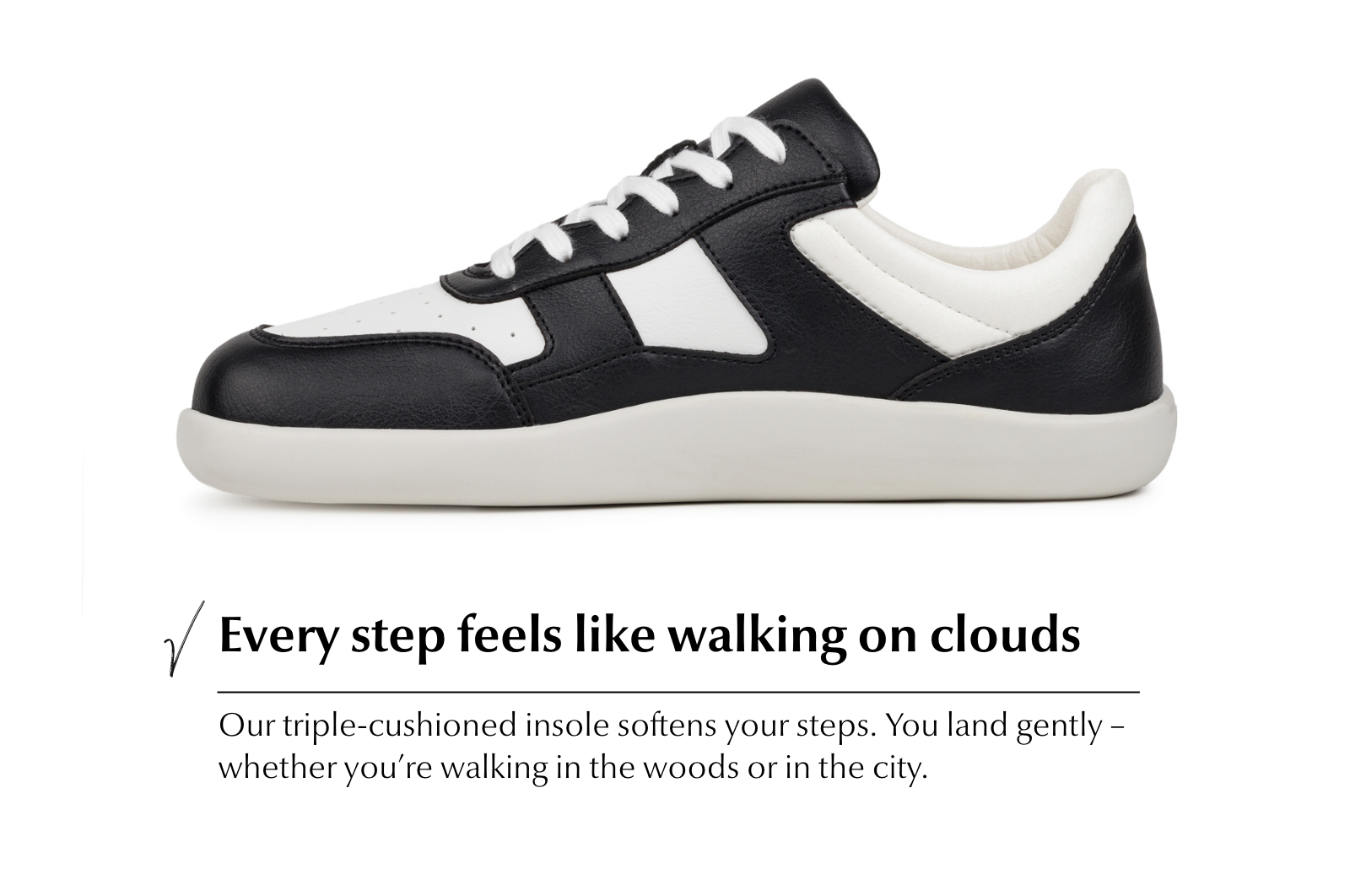 Sneakers Yuva Comfort – Black & White 3.0