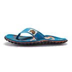 Islander Flip-Flops - Blue Palmetto