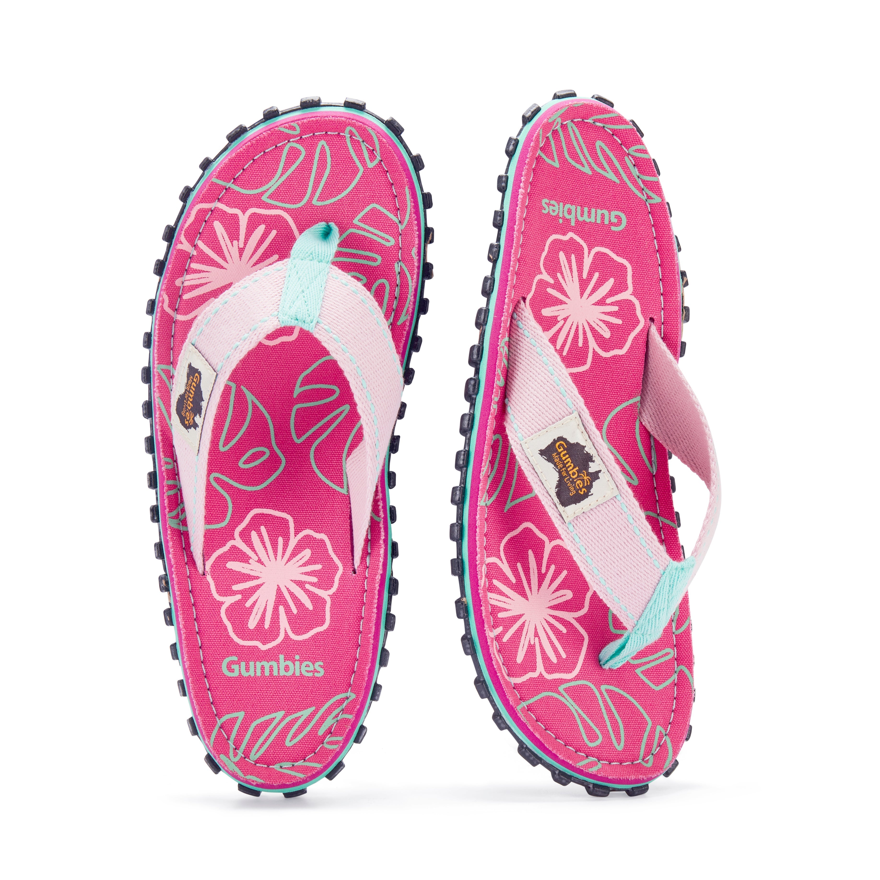 Islander Flip-Flops - Blush Hibiscus