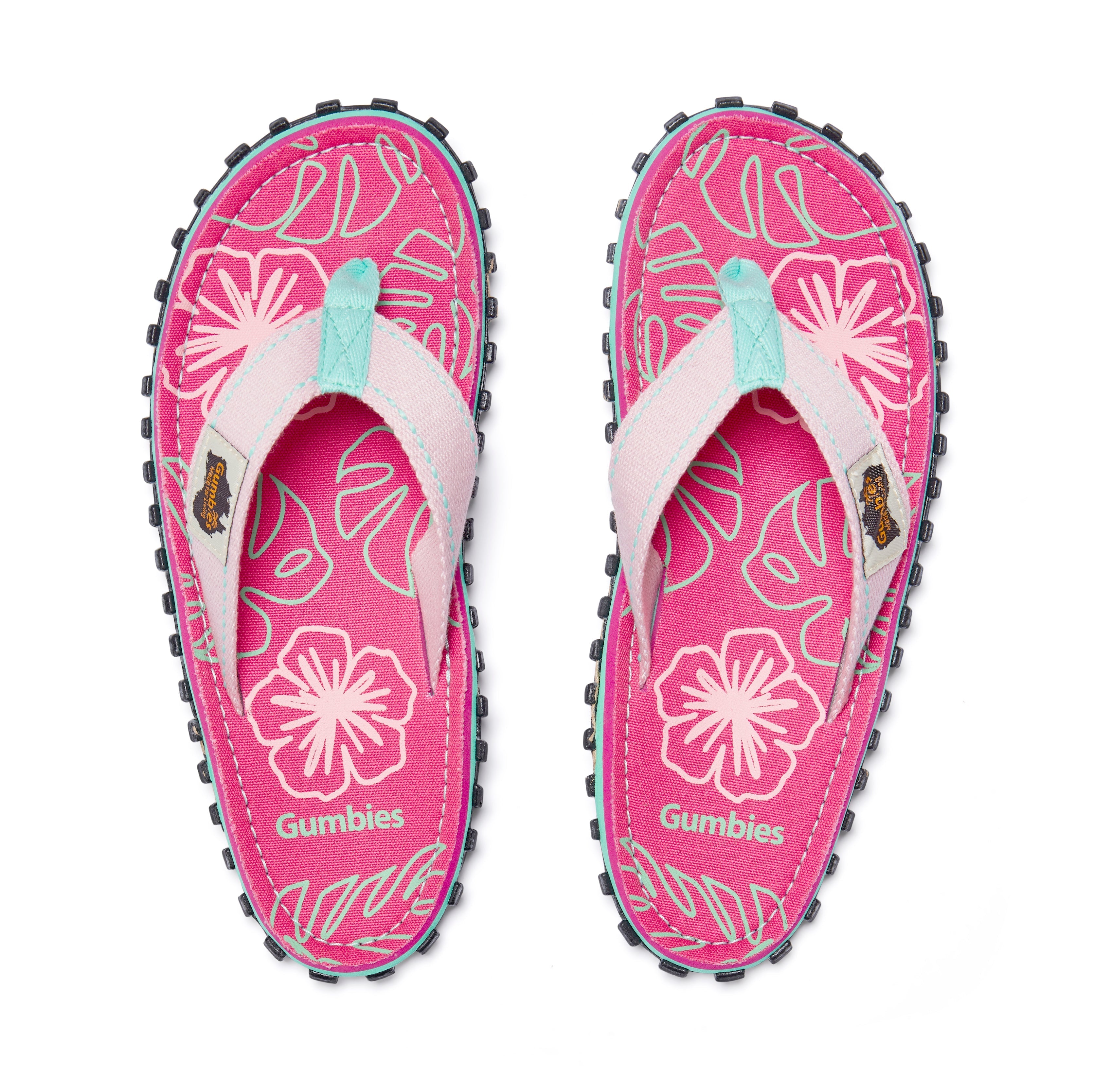 Islander Flip-Flops - Blush Hibiscus