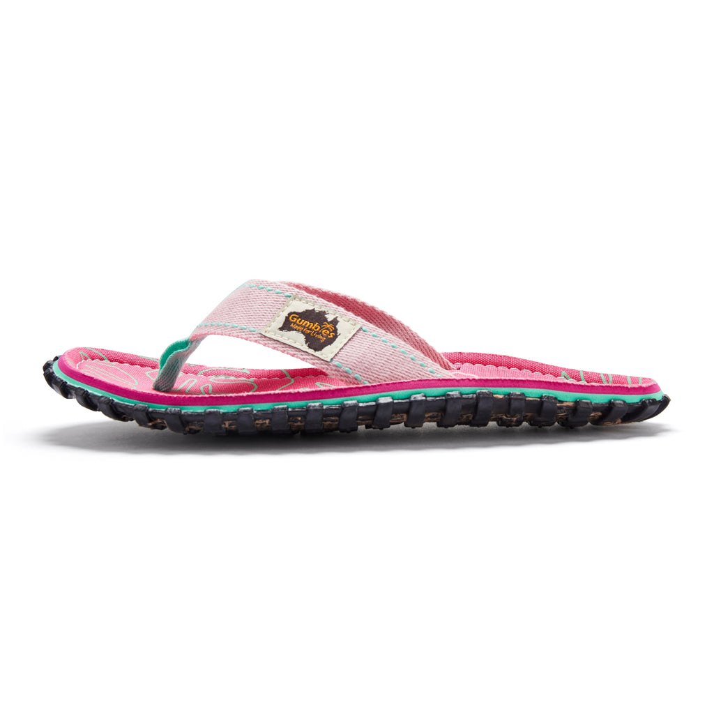 Islander Flip-Flops - Blush Hibiscus