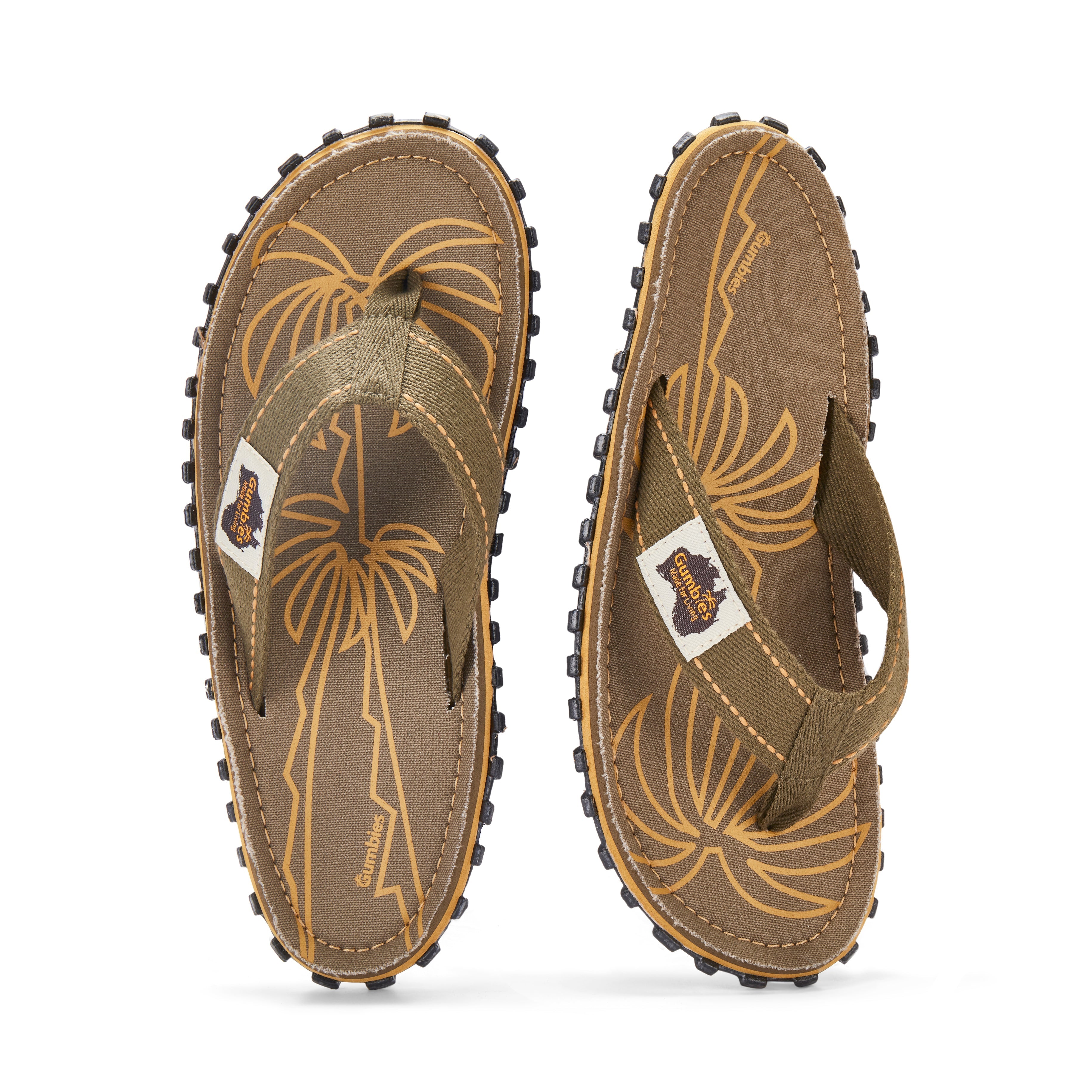 Islander Flip-Flops - Palm Leaf Khaki