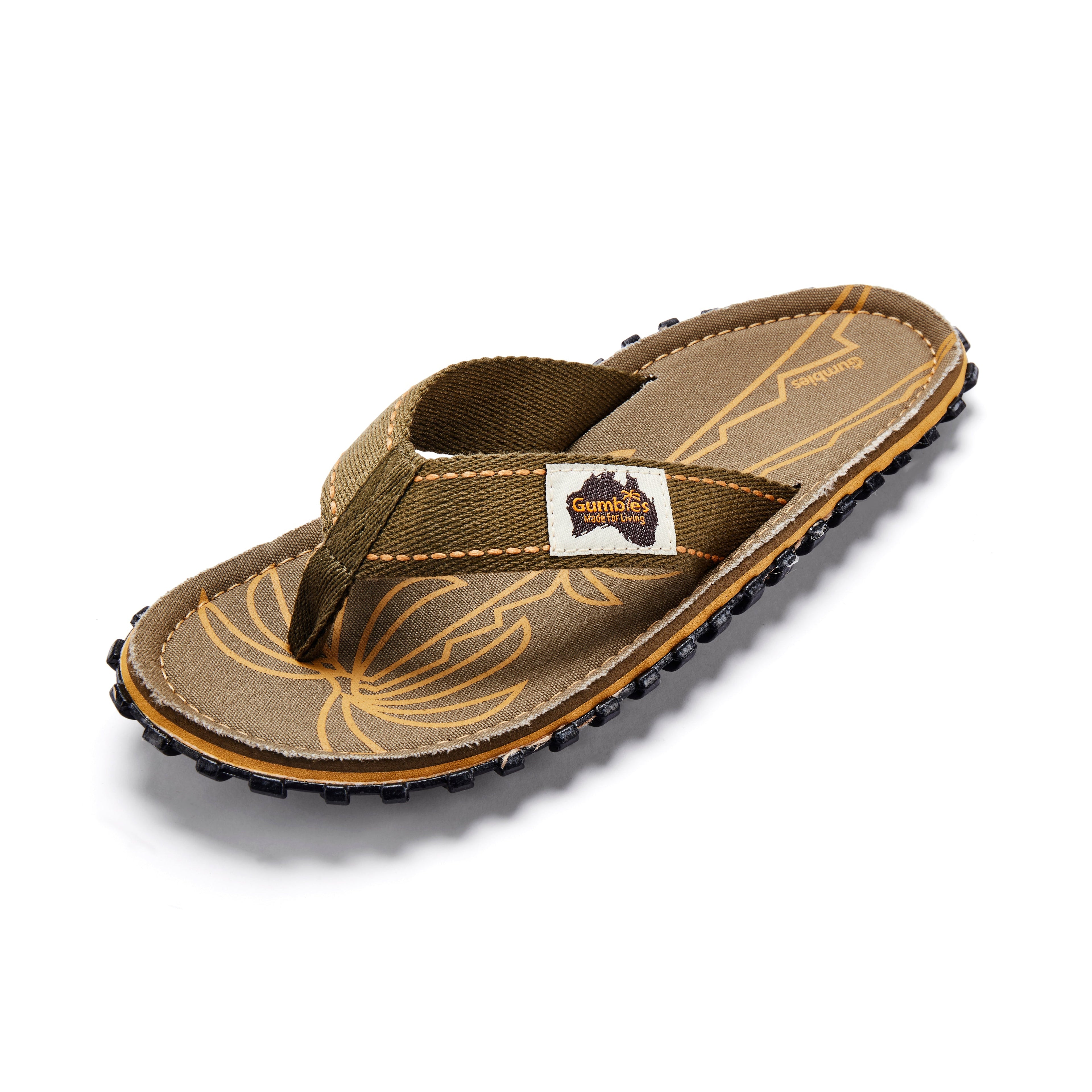 Islander Flip-Flops - Palm Leaf Khaki