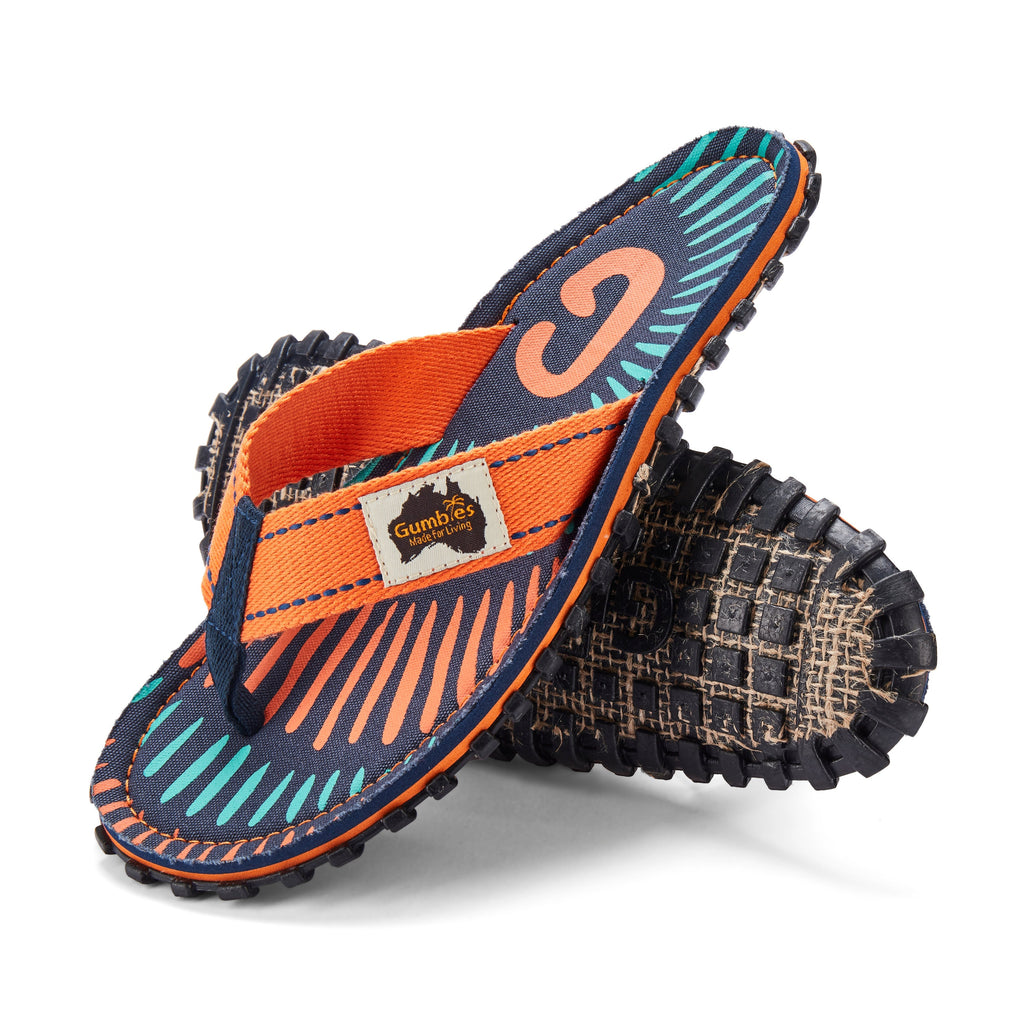 Islander Flip-Flops - Tangerine Burst