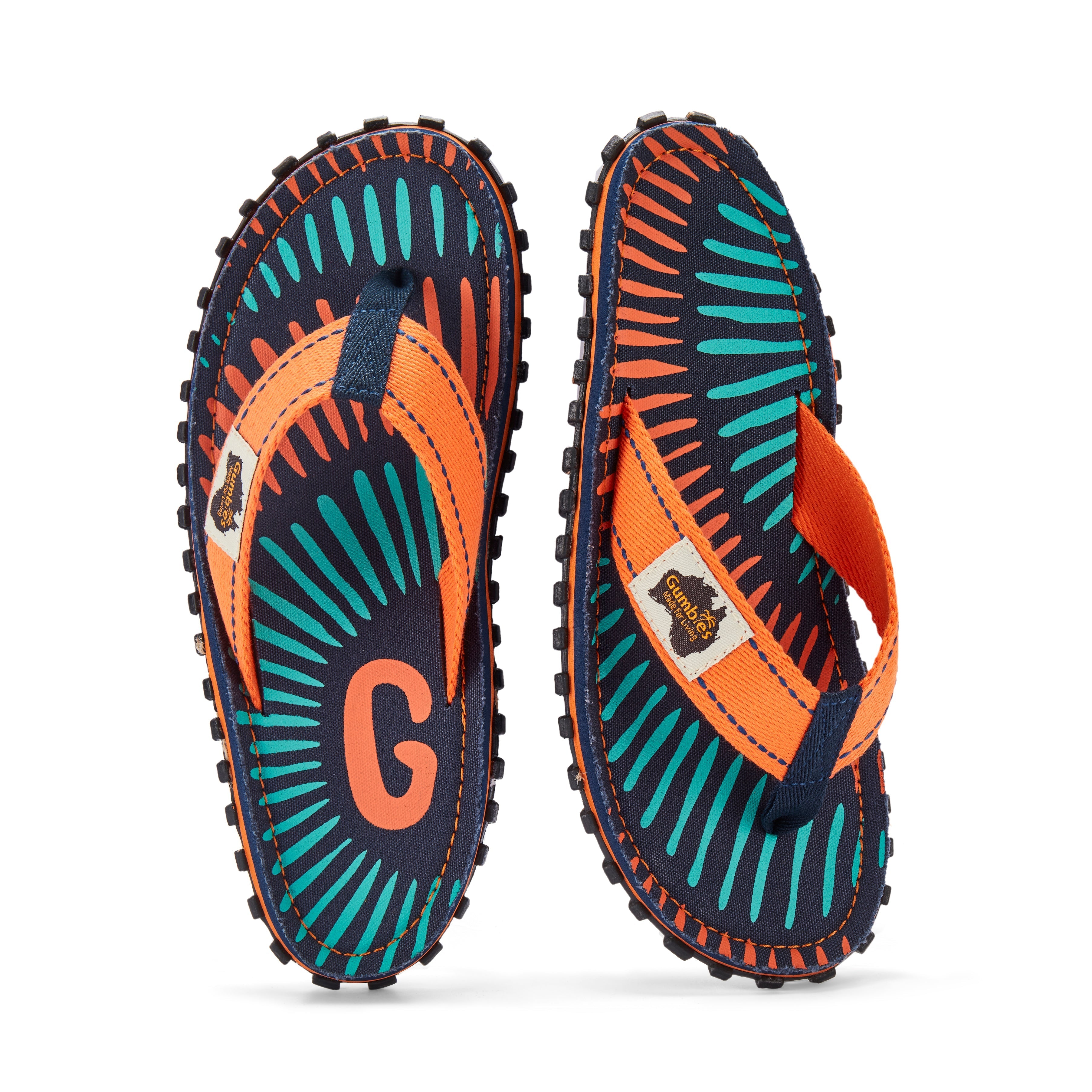 Islander Flip-Flops - Tangerine Burst