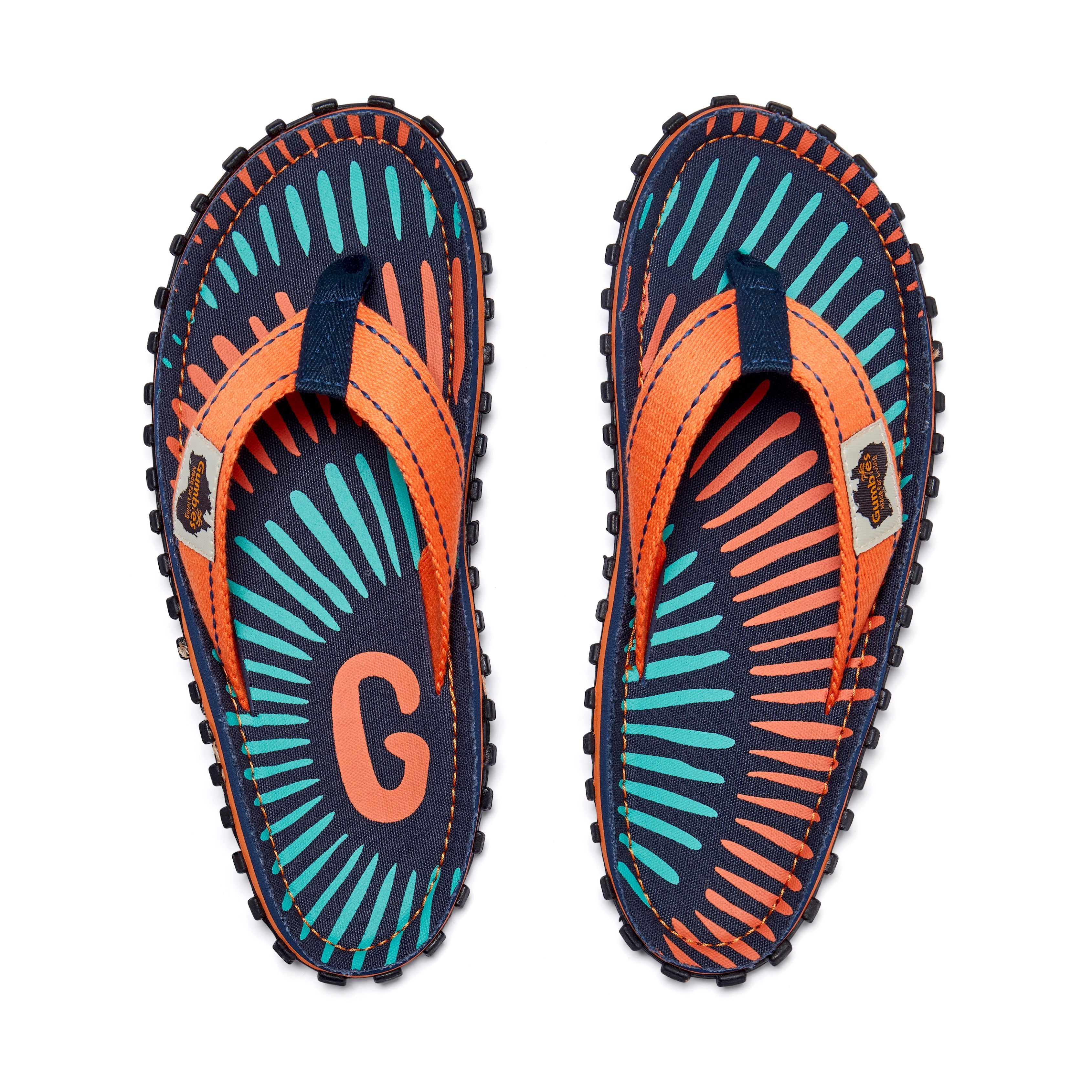 Islander Flip-Flops - Tangerine Burst