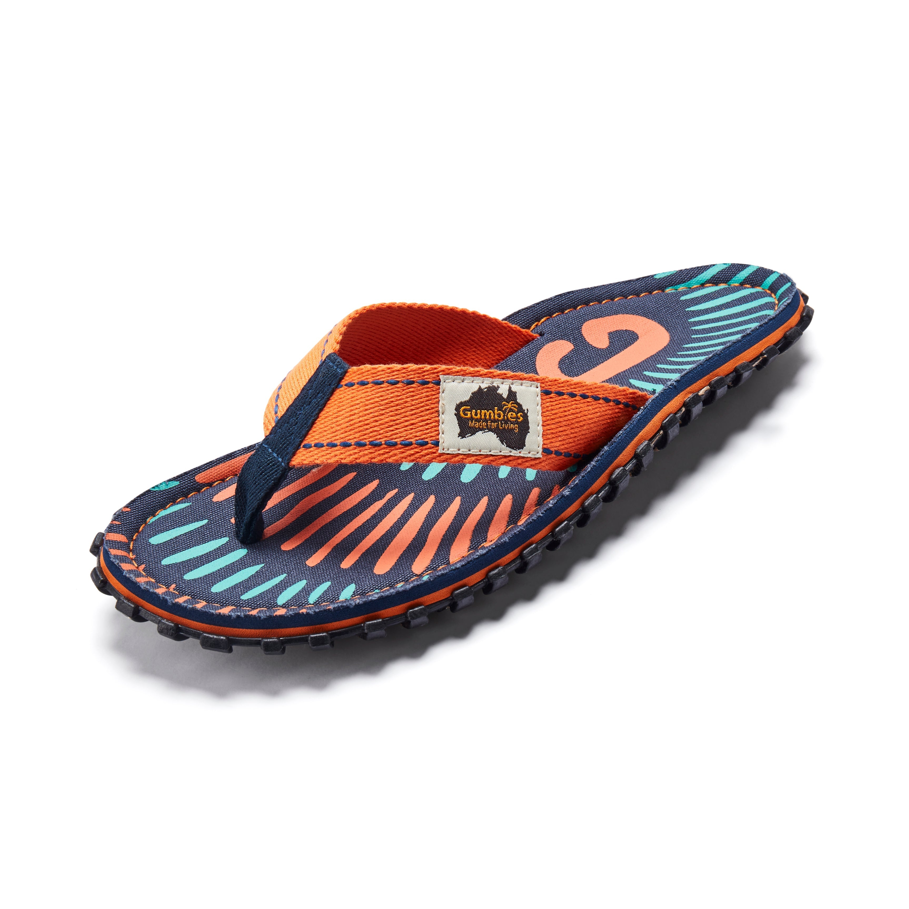 Islander Flip-Flops - Tangerine Burst