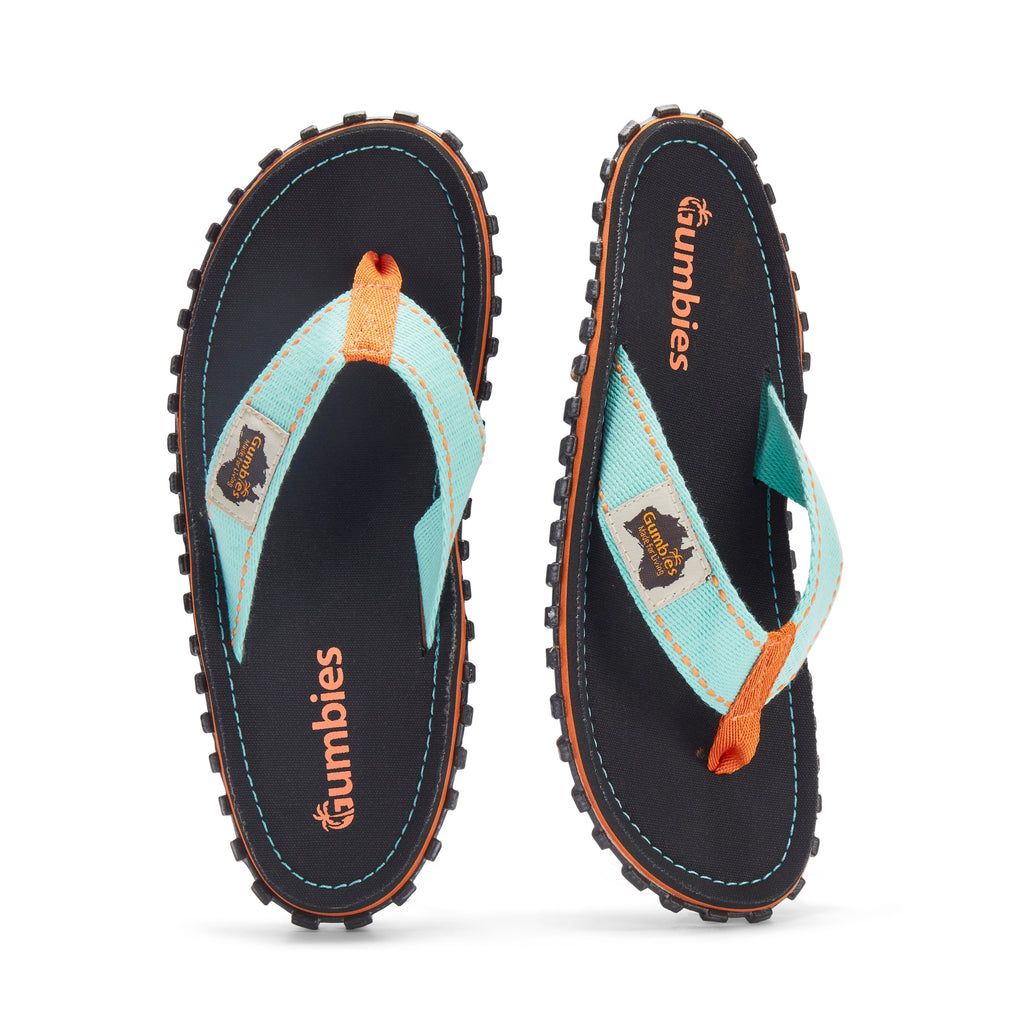 Islander Flip-Flops - Tricolor Black