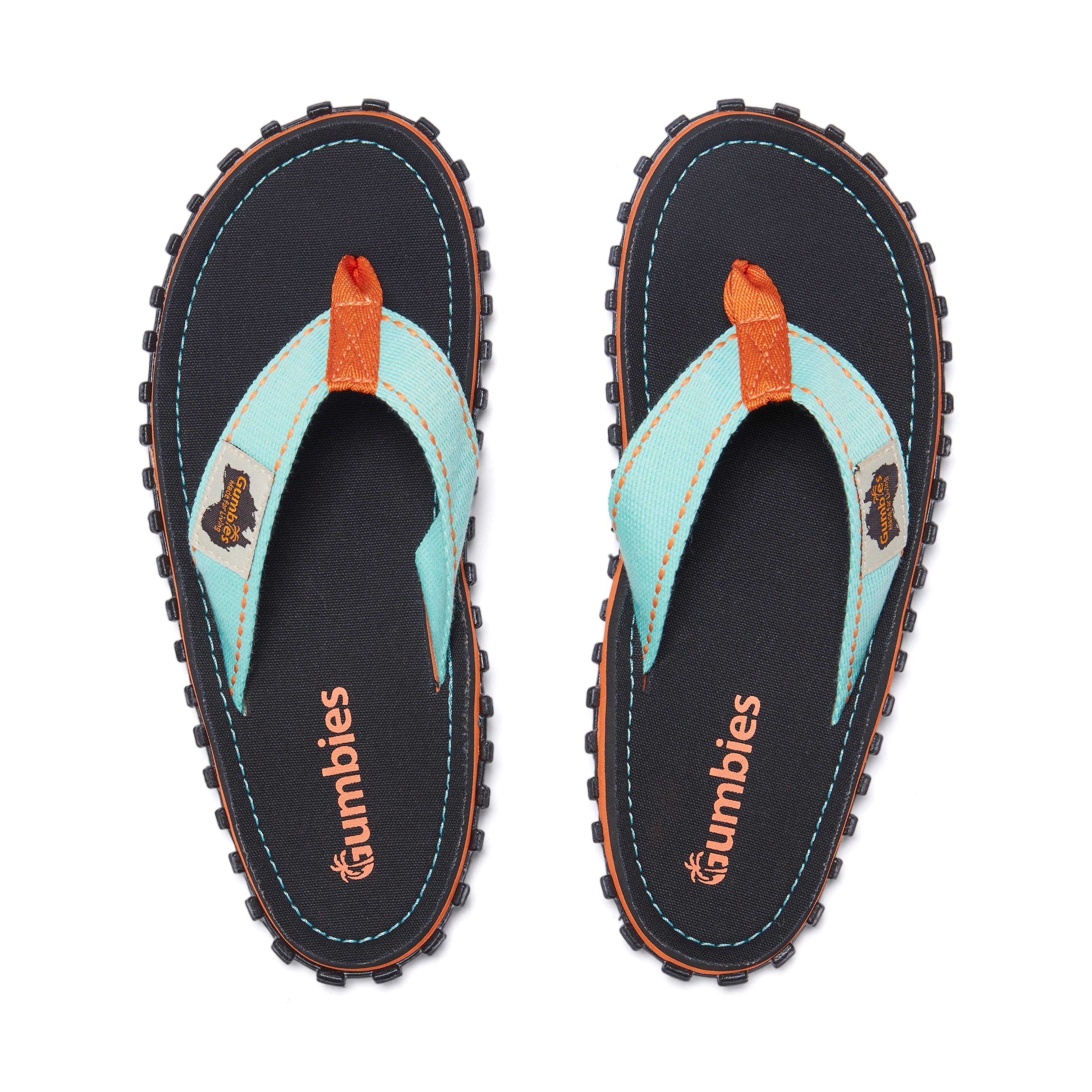 Islander Flip-Flops - Tricolor Black