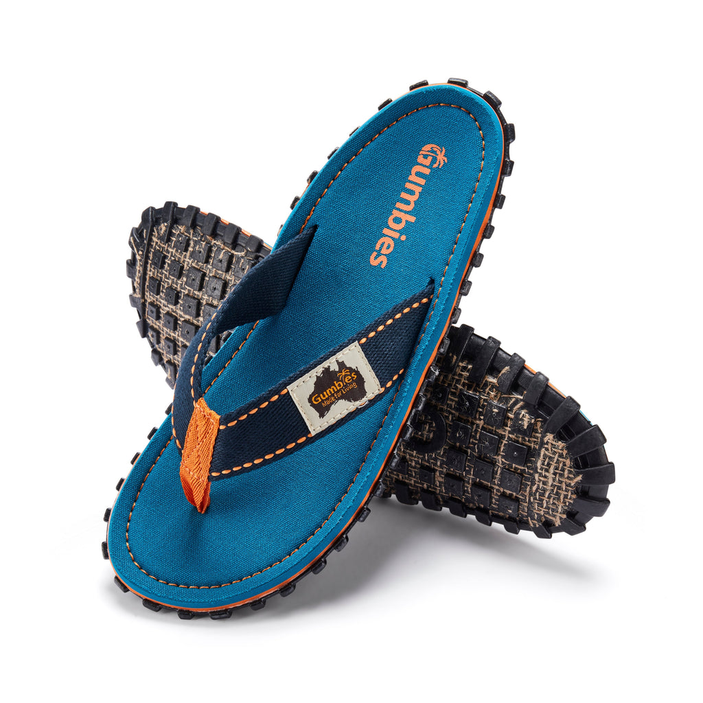 Islander Flip-Flops - Tricolor Blue