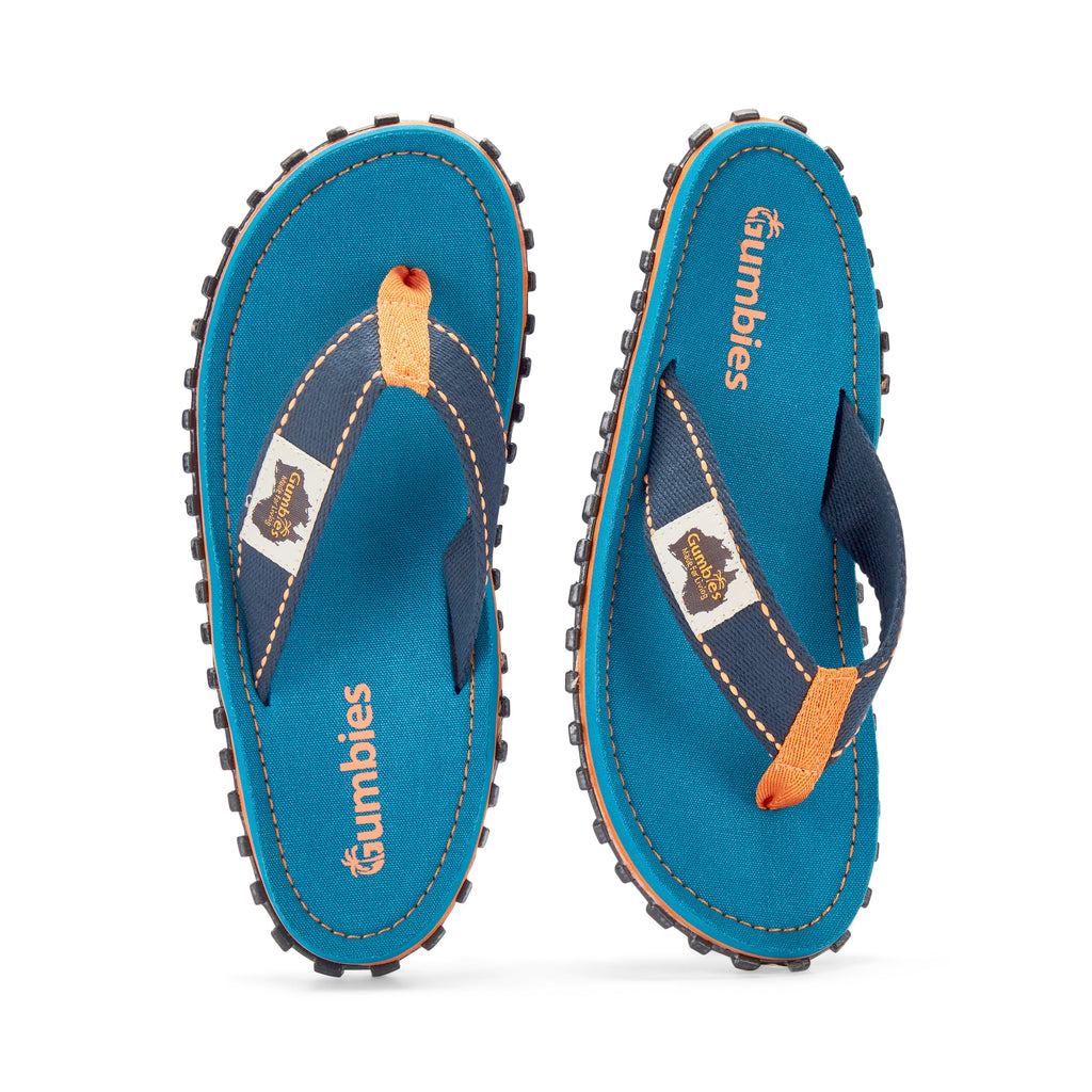 Islander Flip-Flops - Tricolor Blue