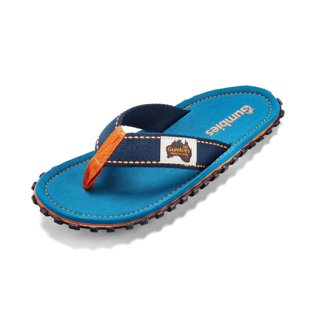 Islander Flip-Flops - Tricolor Blue