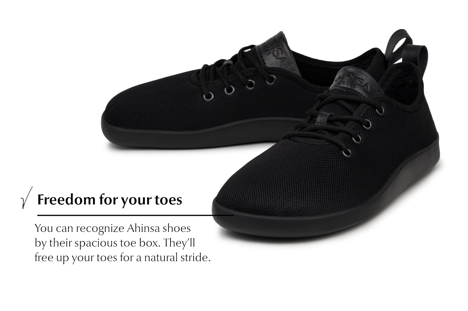 Flow Comfort black sneakers