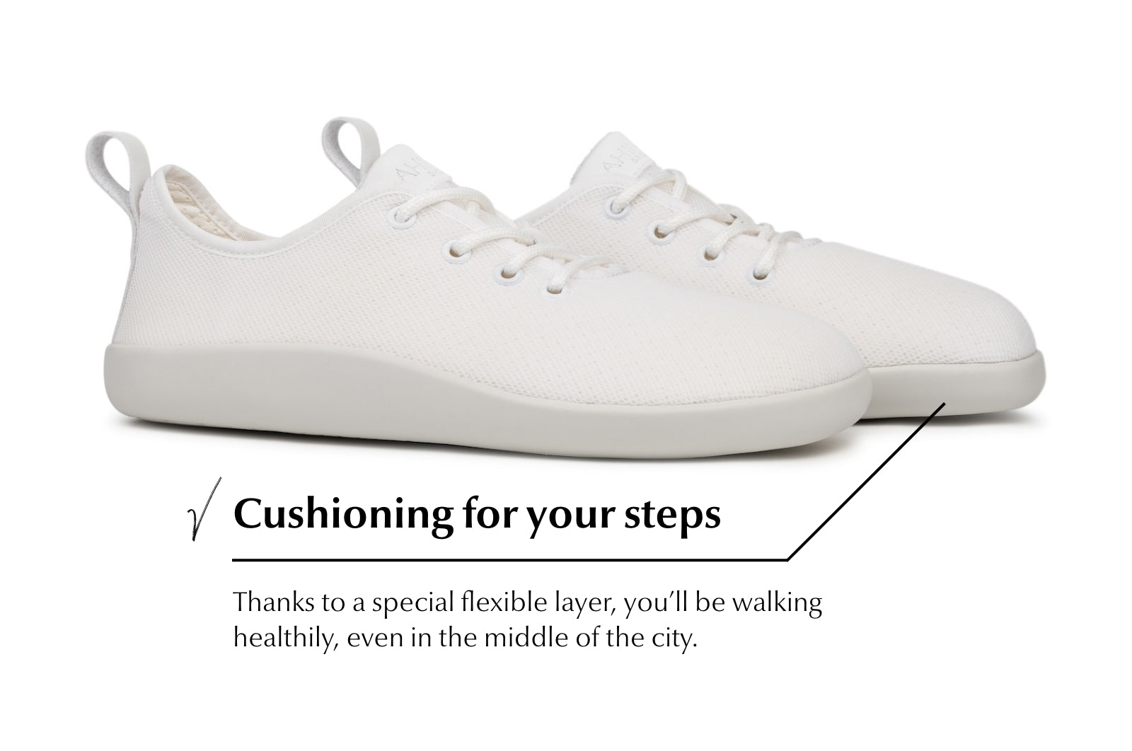 Flow Comfort white sneakers