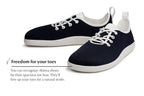 Flow navy barefoot sneakers