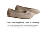Barefoot Knit Ballet Flats Softy Beige