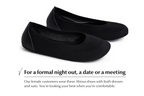 Comfort Knit Ballet Flats Softy Black