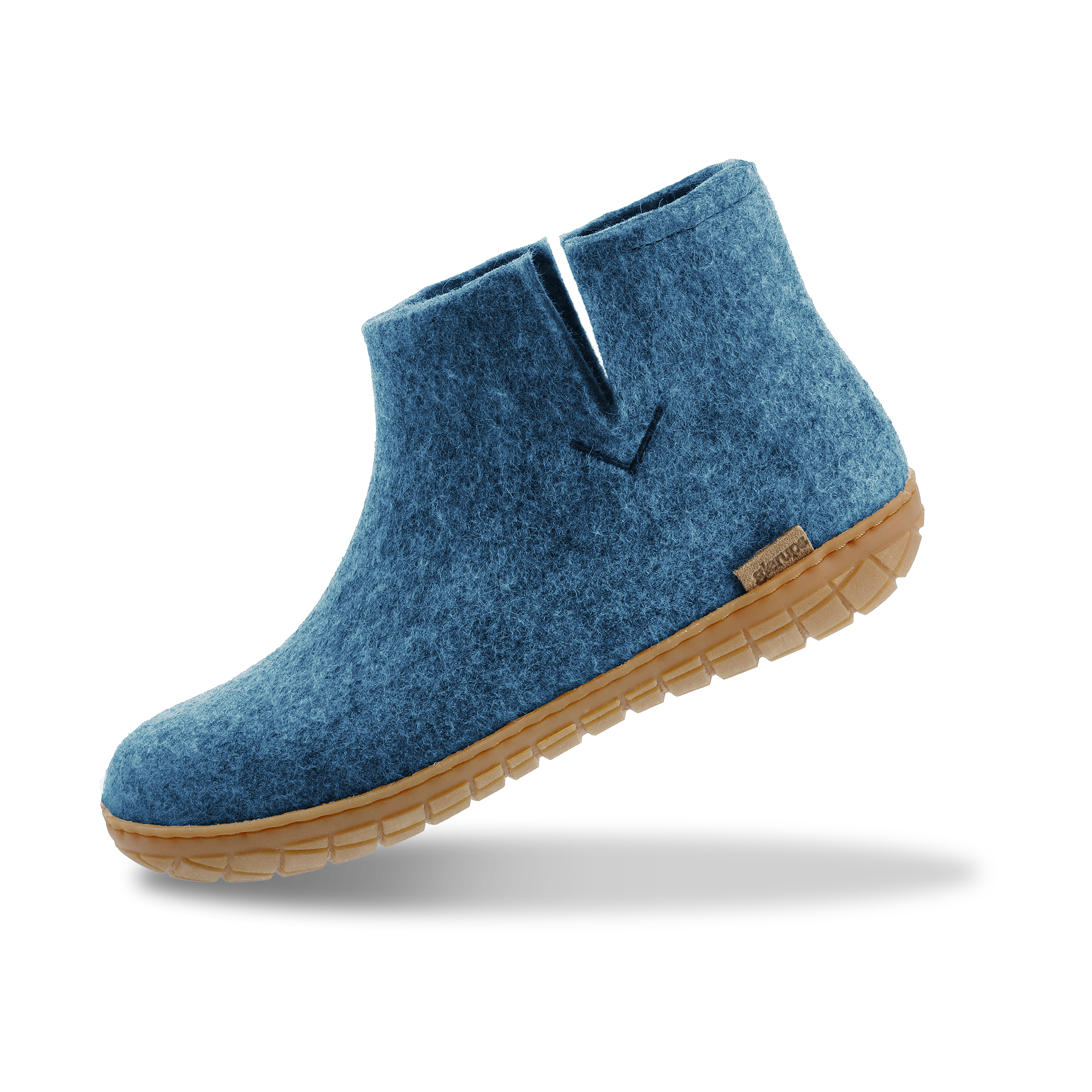 Boot with natural rubber sole - honey - Petrol