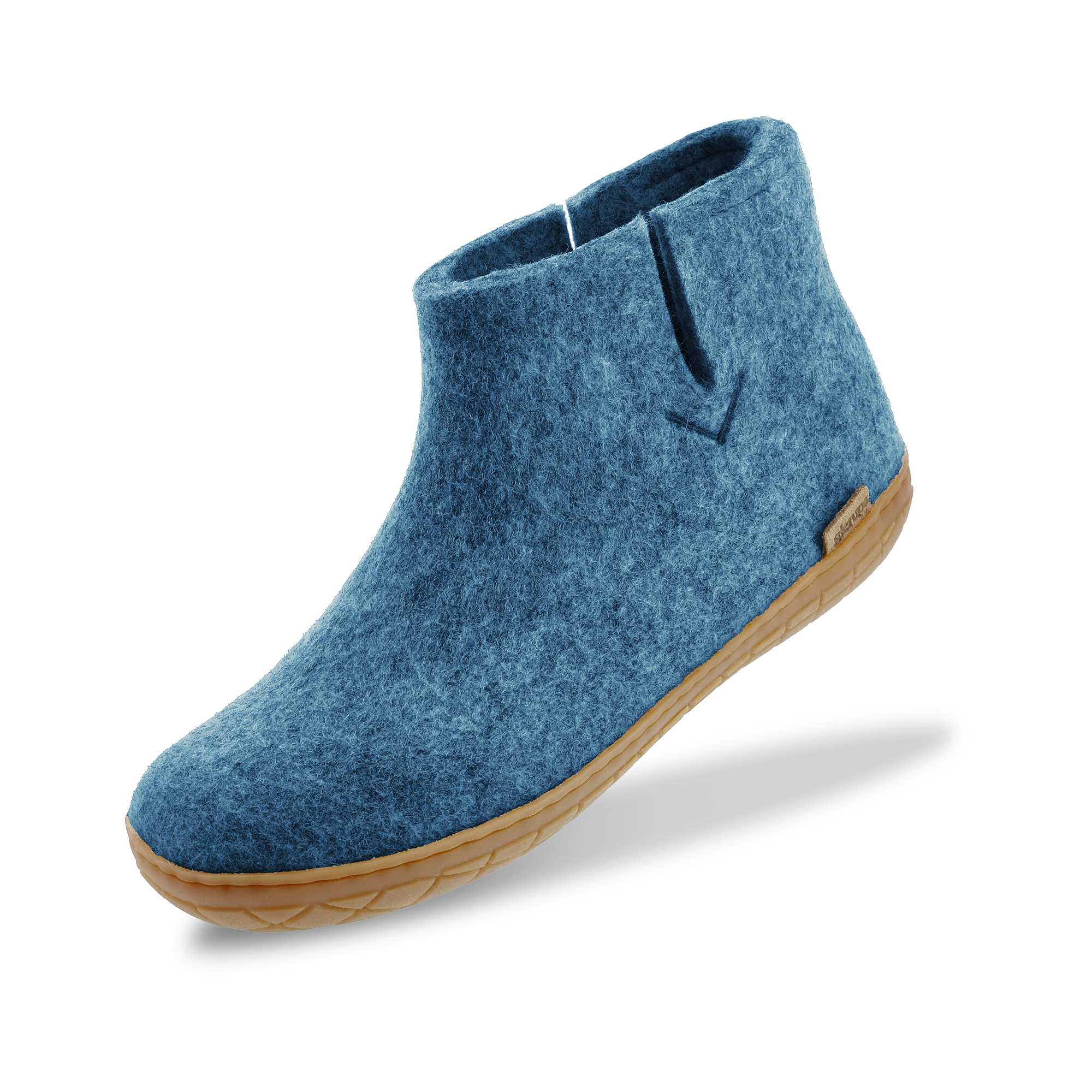 Boot with natural rubber sole - honey - Petrol