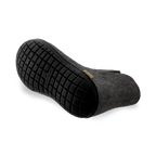 Boot with natural rubber sole - black - Charcoal