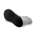 Boot with natural rubber sole - black - Grey