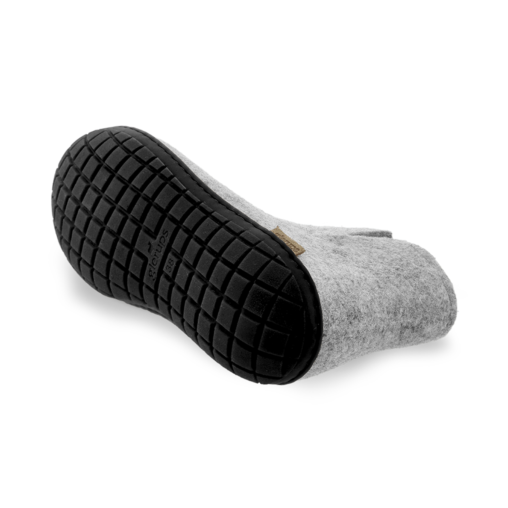 Boot with natural rubber sole - black - Grey